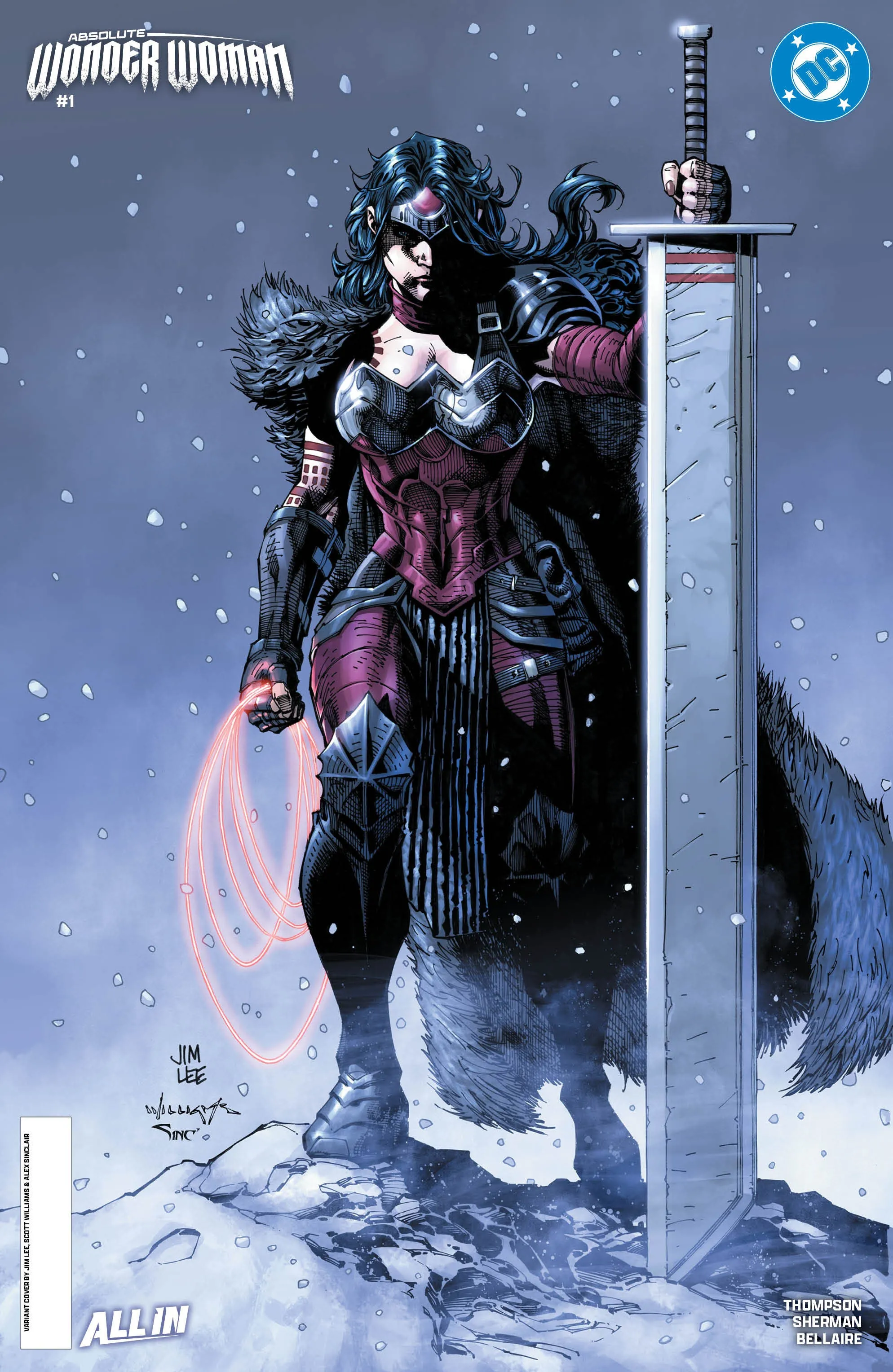 Absolute Wonder Woman #1  A1 Cover Set of 10 1:100 (10/23/2024) Dc