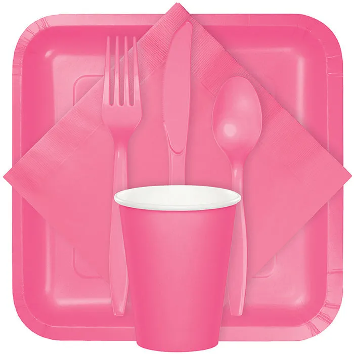 Bulk Candy Pink Value Friendly 9 oz Hot & Cold Paper Cups (96 per Case)