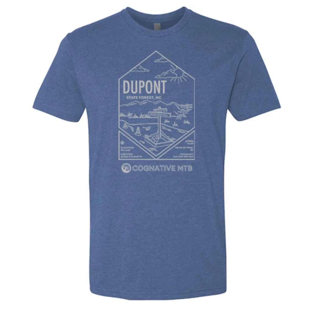 DuPont State Forest - Men's Shirt (Heather Cool Blue)