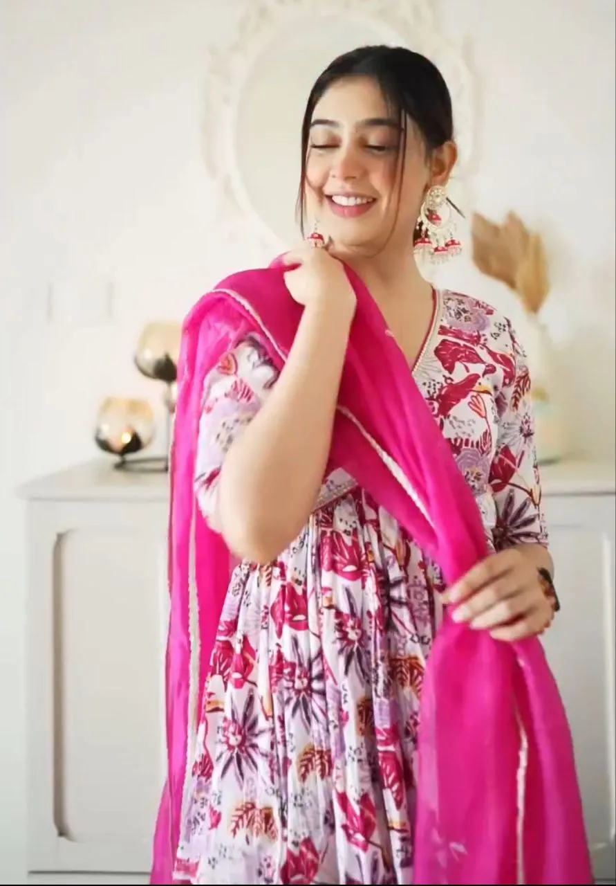 Festival & Party Ready Mesmerize in Pink Super-Hot Alia Cut Suit Set with Pauls Flair