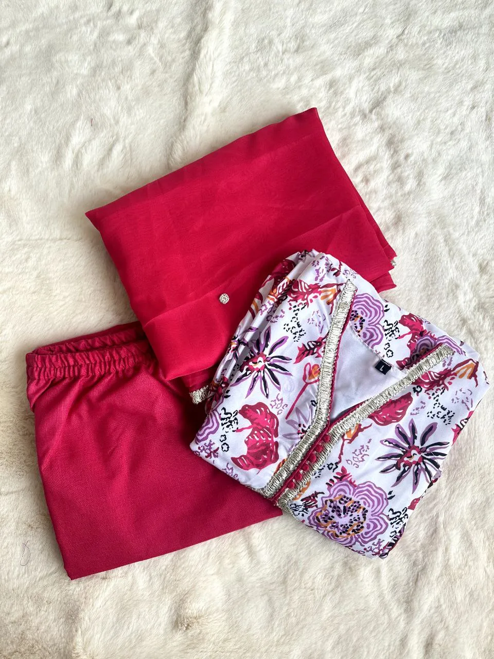 Festival & Party Ready Mesmerize in Pink Super-Hot Alia Cut Suit Set with Pauls Flair