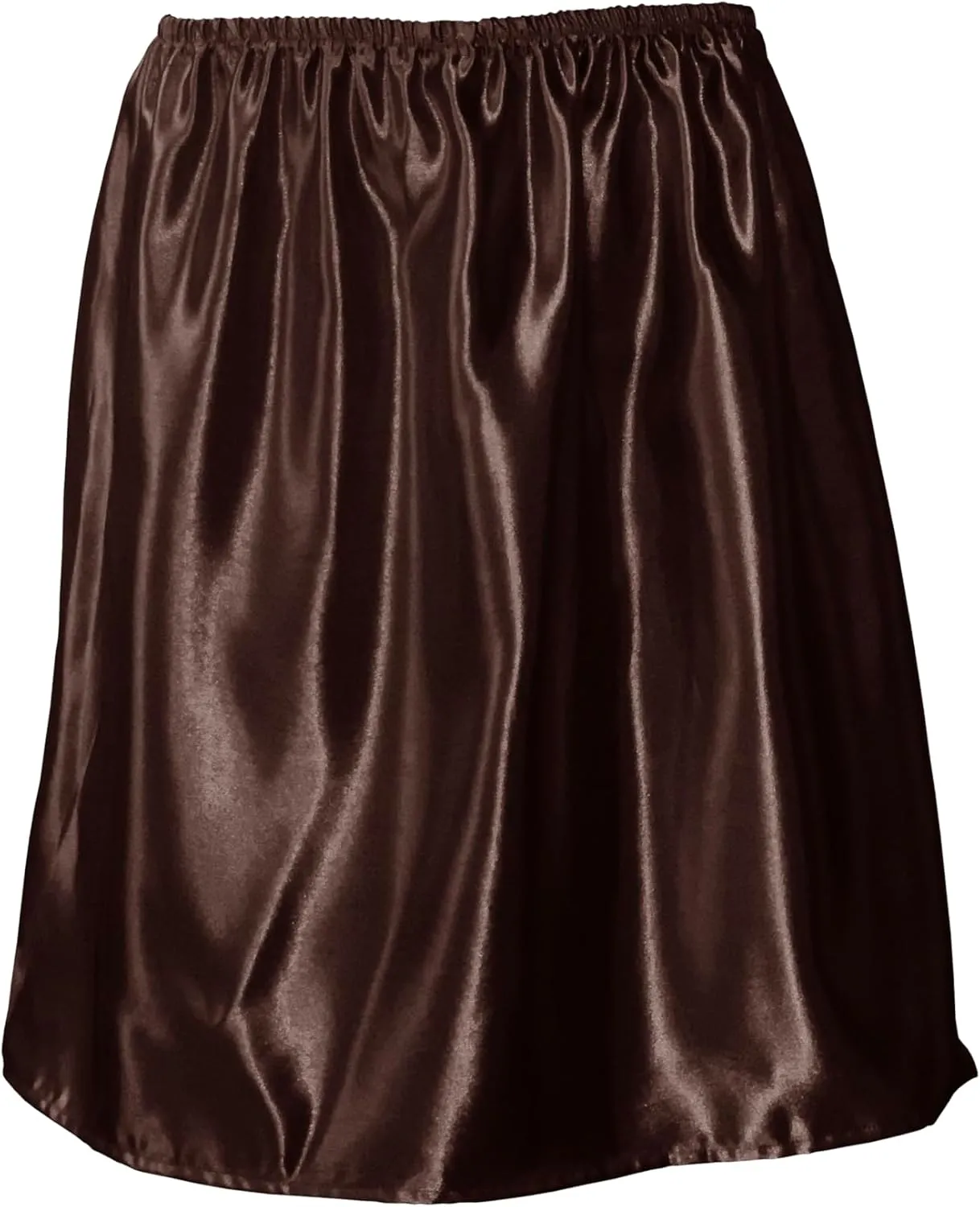 Half Slips for Women Underskirt Short Mini Skirt Satin Petticoat Shiny