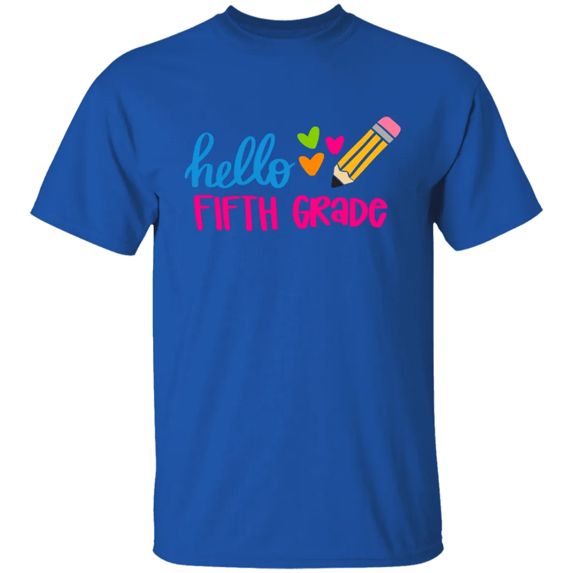 Hello Fifth Grade Youth 100% Cotton T-Shirt
