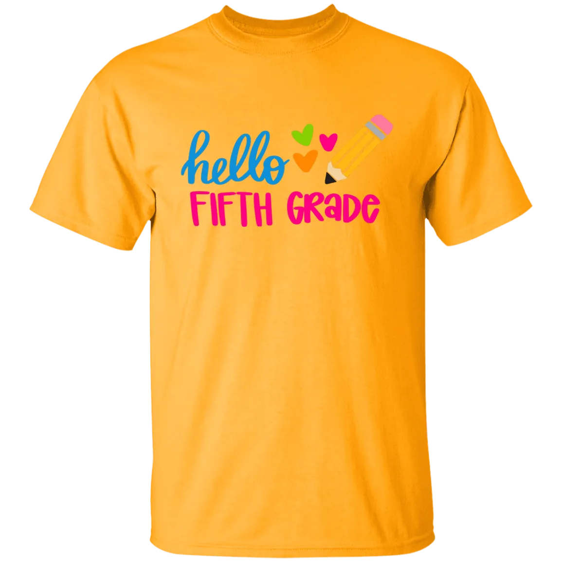 Hello Fifth Grade Youth 100% Cotton T-Shirt