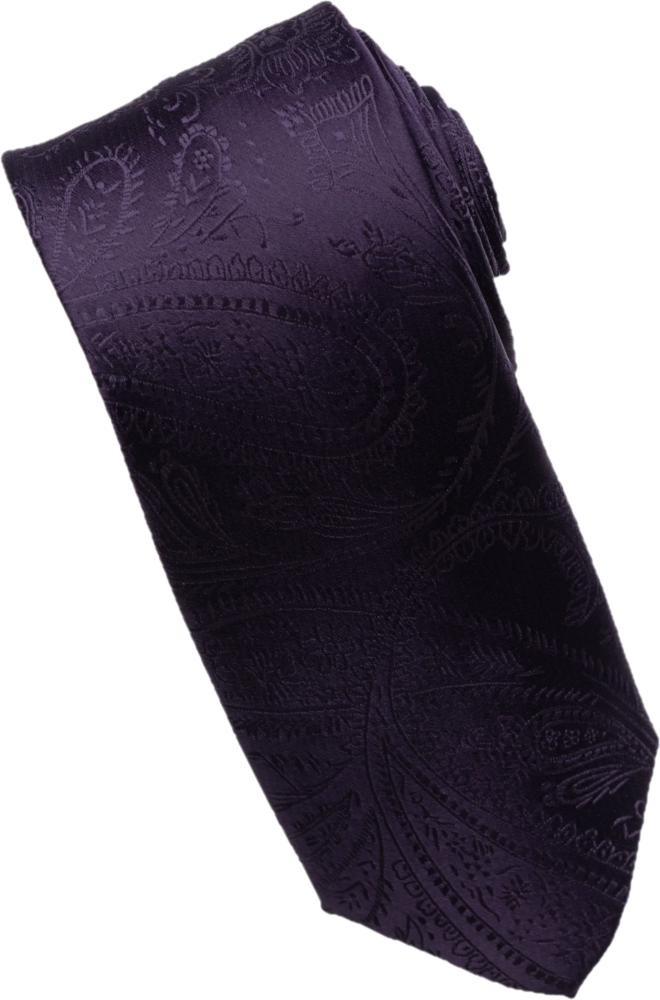 Lavender Paisley Tone on Tone Necktie