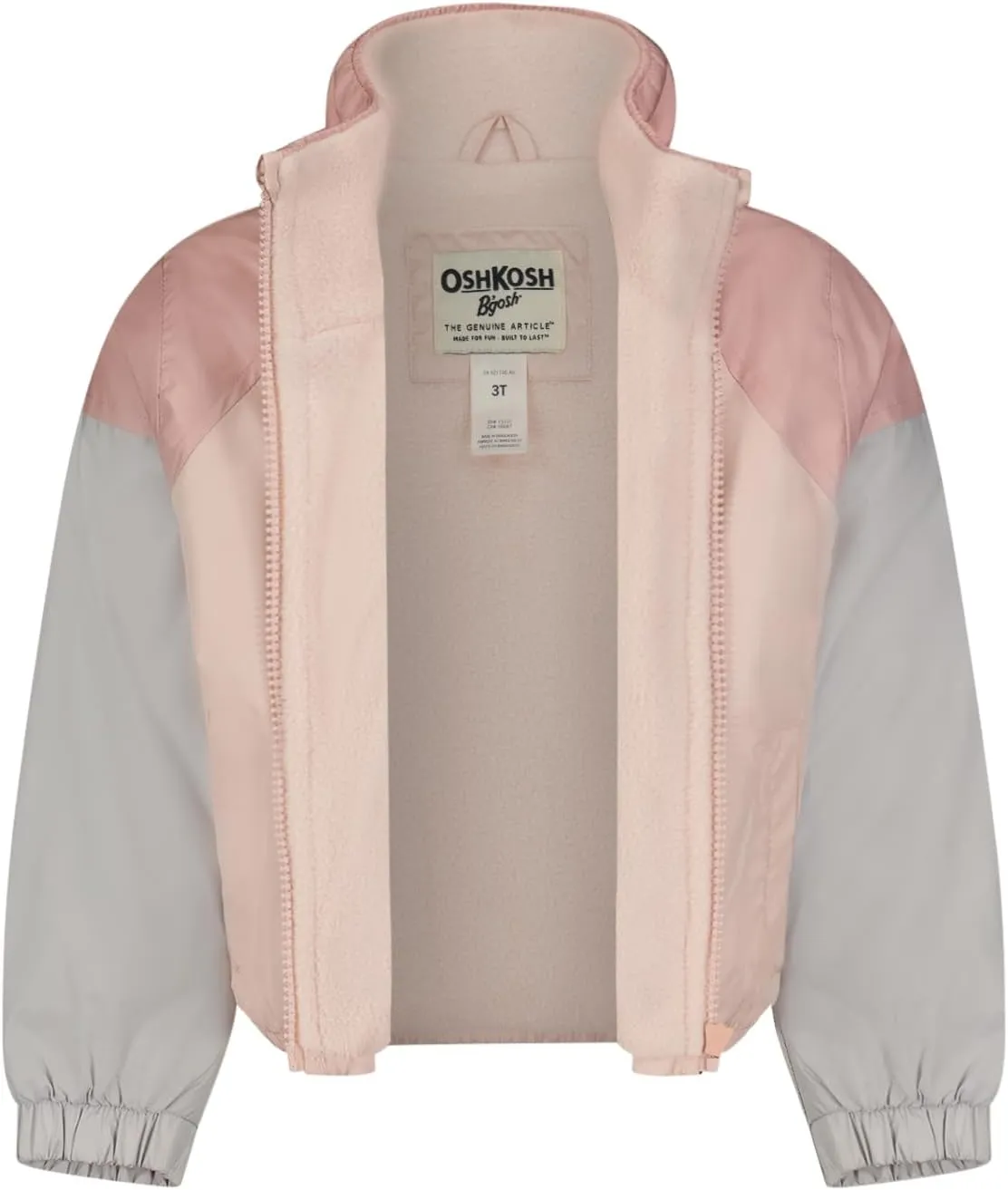 OSHKOSH B'GOSH Baby Girl's Fleece Lined Sporty Windbreaker Jacket