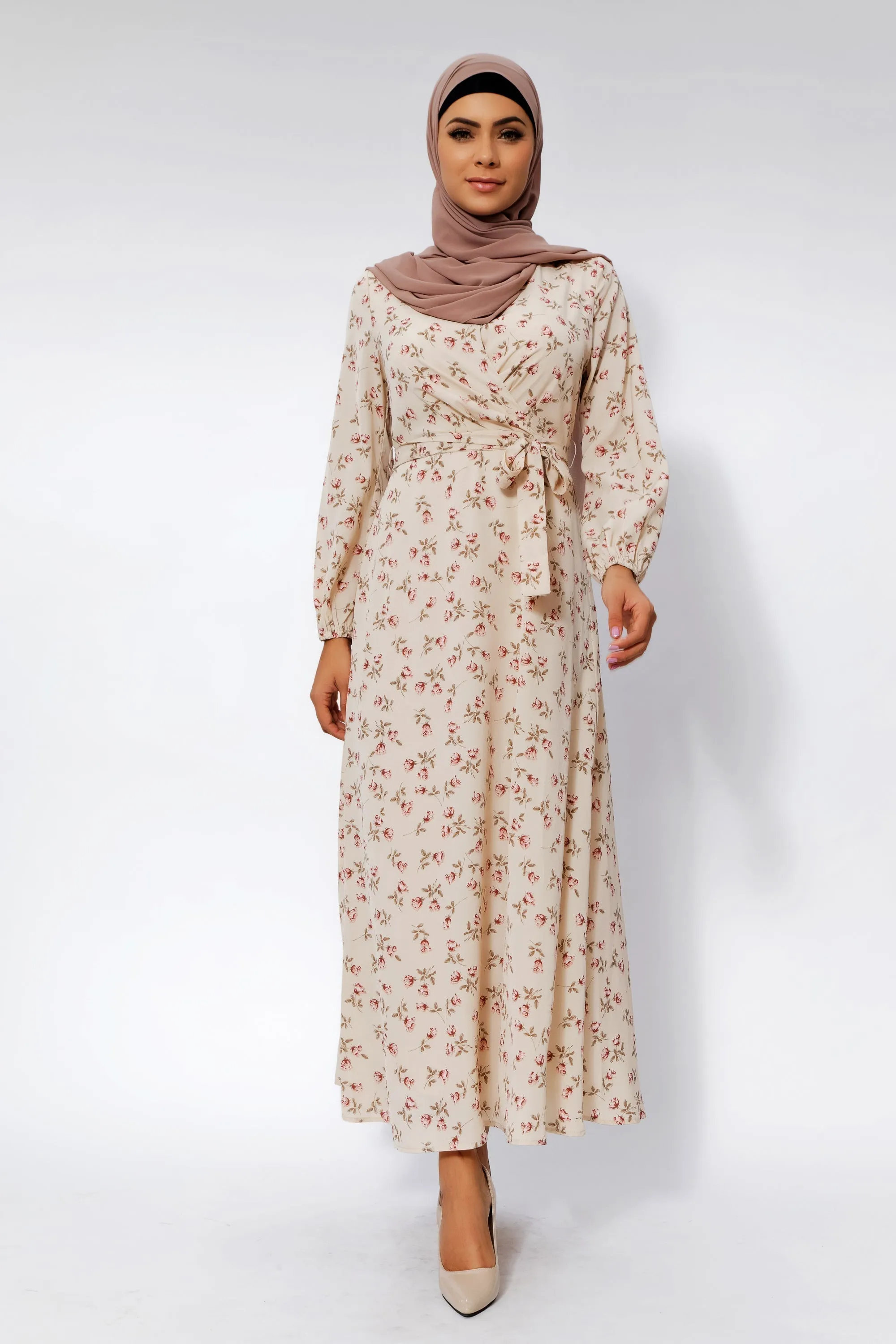Petal Perfect Cream Maxi Dress-CLEARANCE