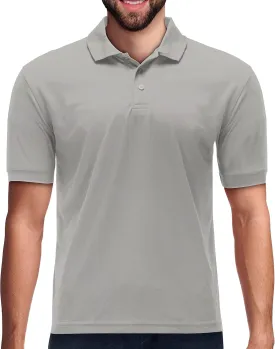 Premium Wear Men's High Moisture Wicking Polo T Shirts