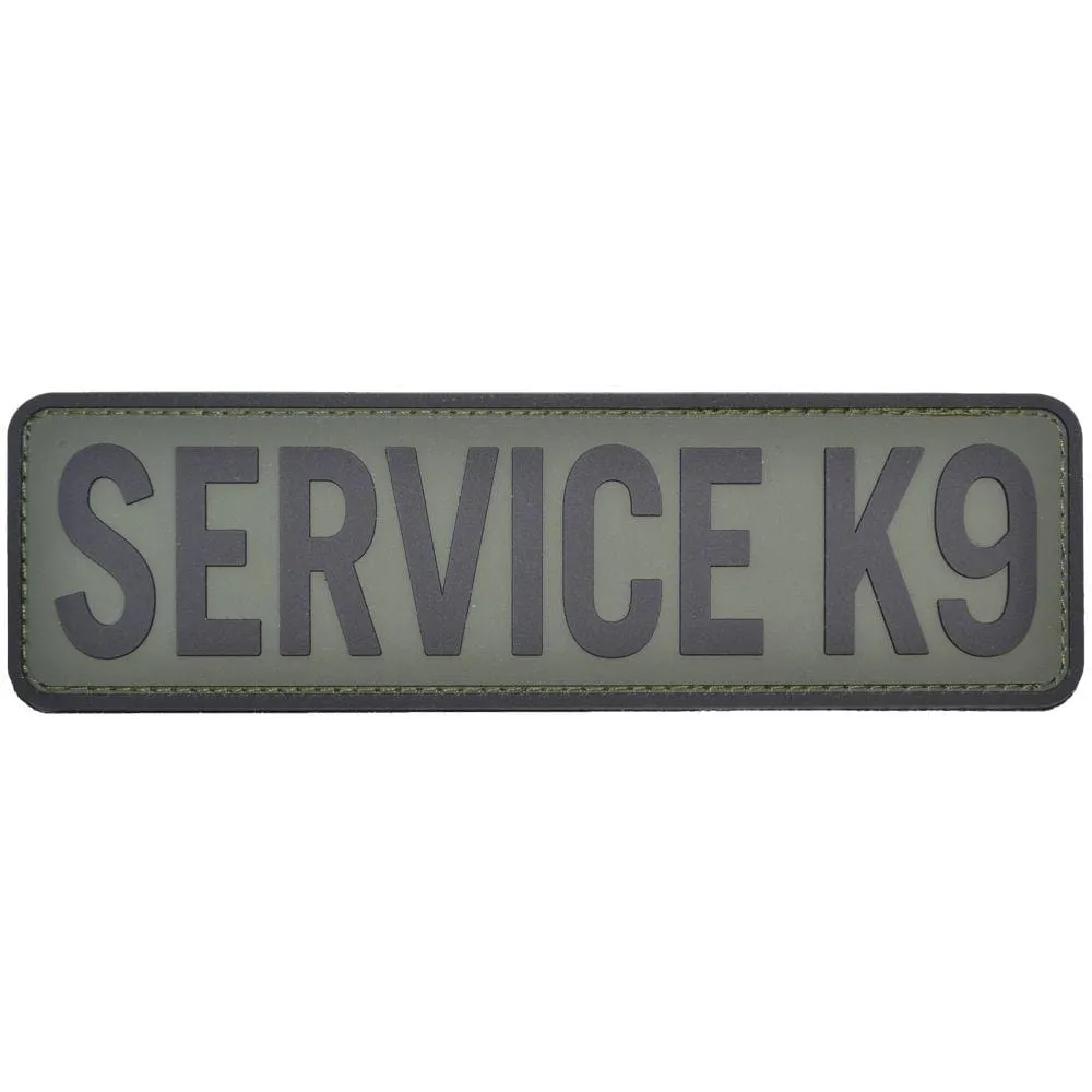 Service K9 - 1.75x6 PVC Patch - Multiple Colors