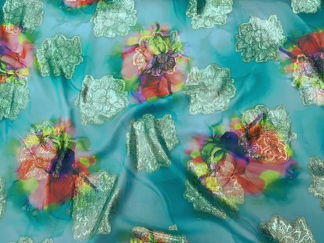 Shaded Digital Printed Uragiri Chiffon