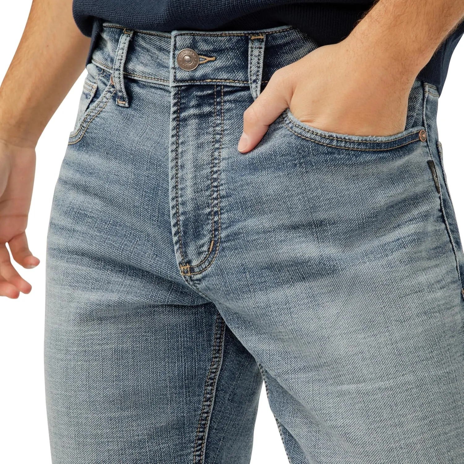 Silver Jeans Co. Men's Grayson Classic Fit Straight Leg Jeans