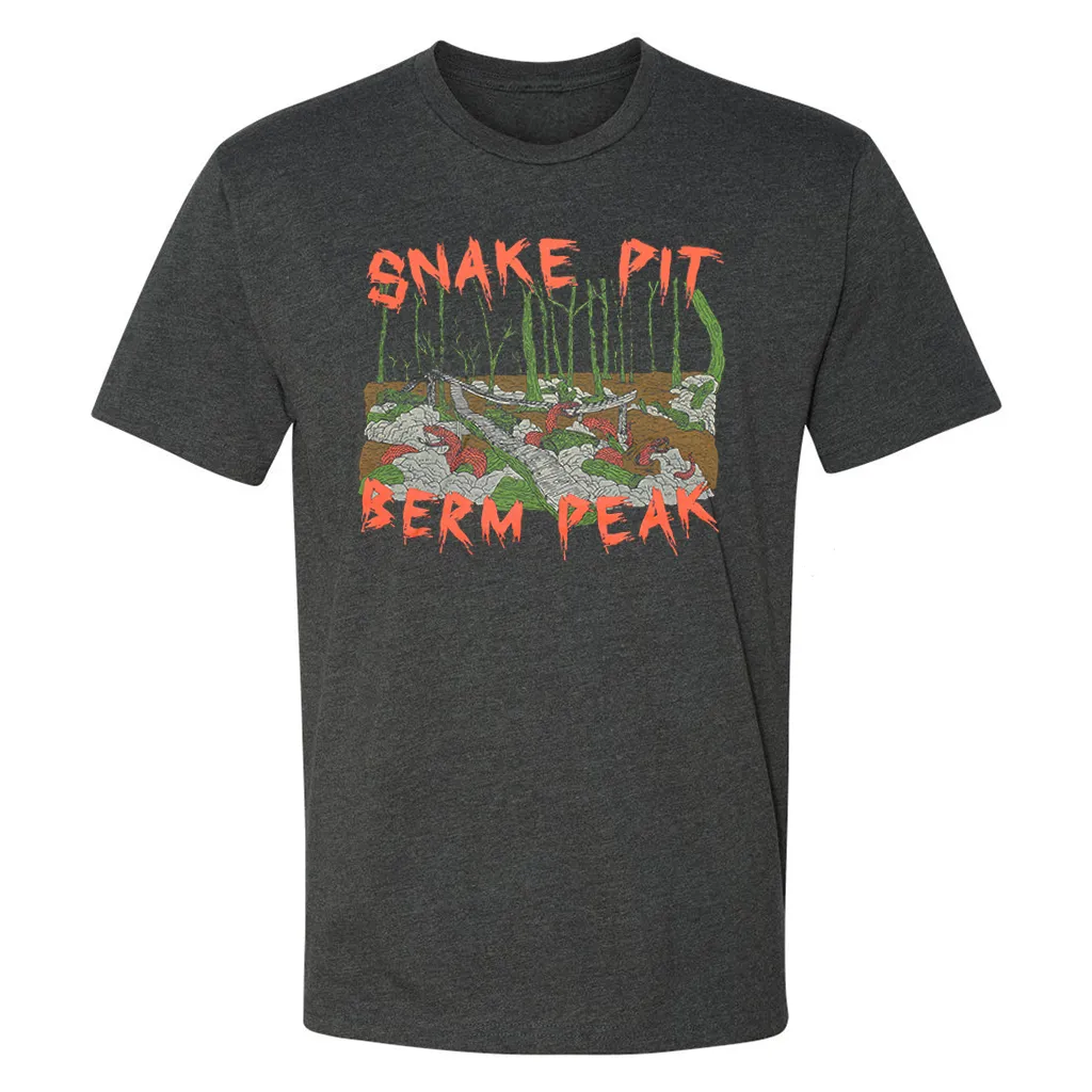 Snake Pit - Berm Peak Men's Short Sleeve Shirt (Heather Charcoal)
