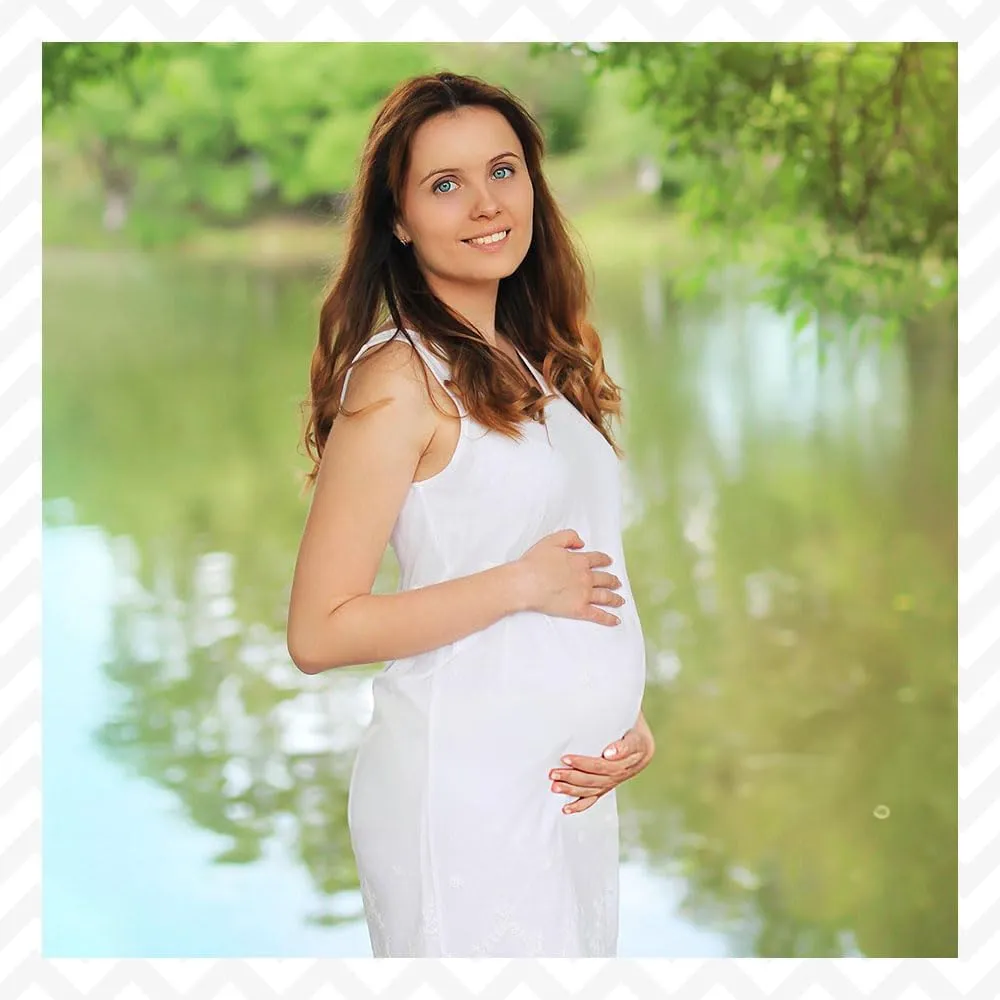 Valair Maternity Full Slip for Pregnant Women - Cotton/Lycra Top, Nylon Bottom