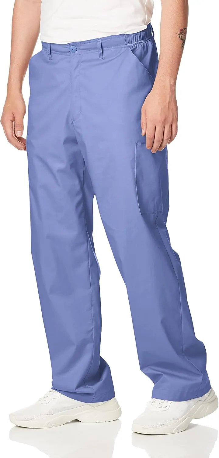 WonderWink Men's Petite Wonderwork Men's Cargo Scrub Pant Short
